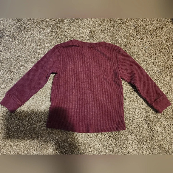 💓3/$10 Garanimals 18 Months Sunday Funday Dark Red Sweatshirt - Picture 6 of 7